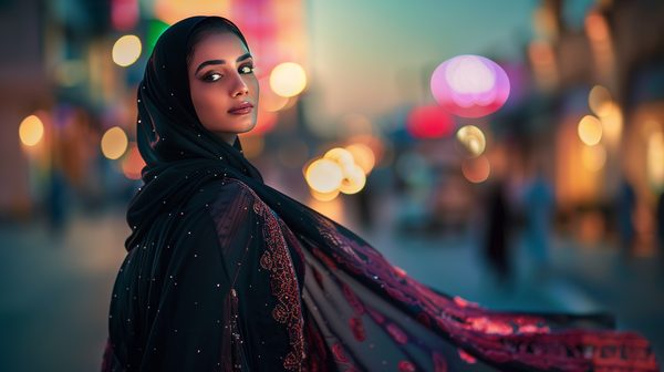 Abaya moderne et élégante pour femmes musulmanes